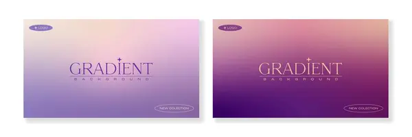 Mor, pembe ve bej renklerinde minimalist tarzda iki yatay gradyan seti. Kapaklar, duvar kağıtları, afişler, markalar, kartvizitler ve diğer projeler için. Web ve yazdırma için.