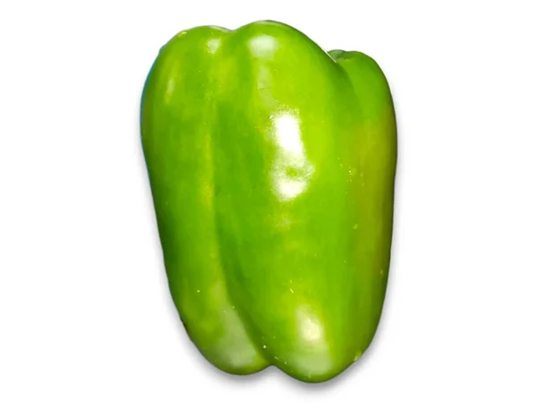 Green Chili Pepper Isolated White Background — Stock Photo, Image