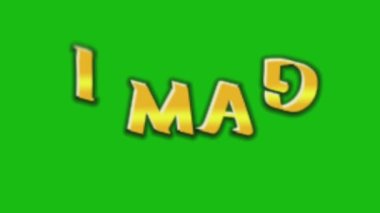 Al animasyon yaptı. Yapay zeka konsepti ve büyük veri konsepti. Teknoloji arka planı için yeşil ekrana el yapımı el yazması harflerden yapılmış. 4K ai animasyon döngüsü görüntüsü yaptı