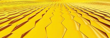 Metin için yeri olan altın soyut arkaplan. Stil sarı arkaplan şablonu 