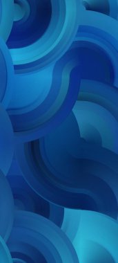 Pürüzsüz eğri çizgileri olan kaliteli mavi arkaplan tasarımı. Dijital iş afişi için süslü dikey şablon, çağdaş resmi davet, kupon, prestijli hediye çeki.