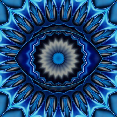 soyut renkli göz mandala, kaleydoskopik arkaplan
