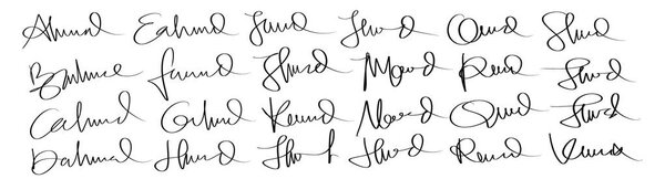 набор нарисованных вручную кнопок