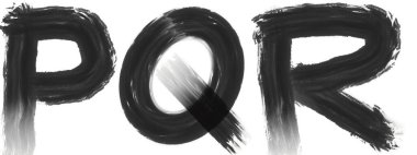 Vektör çizimi. El çizimi fırça harfleri.