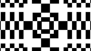 Soyut geometrik şekilli kusursuz desen