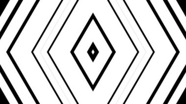 Optik optik illüzyon için siyah ve beyaz operasyon sanatı biçimi tasarımı