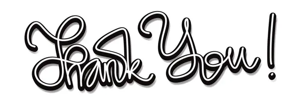 Teşekkür ederim. Teşekkür ederim. Şeffaf arkaplanda vektör çizimi.