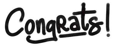 Fırça kaligrafisi ile el yazısıyla yazılmış vektör harfleri