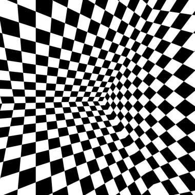 siyah ve beyaz kareli desen