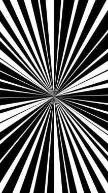 radyal ışınlar patlar, yayılır, patlar, çizgiler.