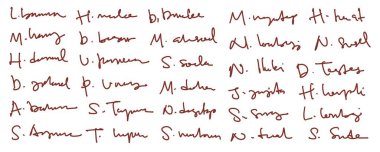 El yazısı metni çizimi soyut