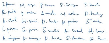 Harflerin el çizimi