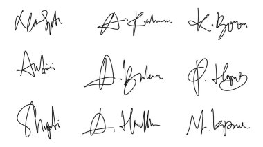 El çiziminin el yazısı