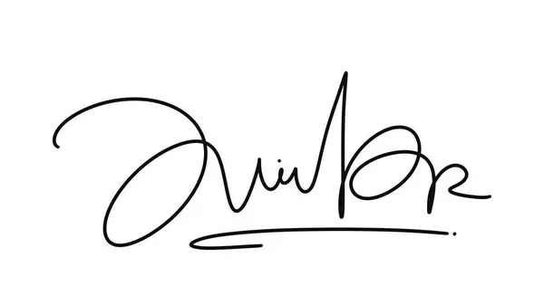 Siyah ve beyaz olarak el yazısı işareti