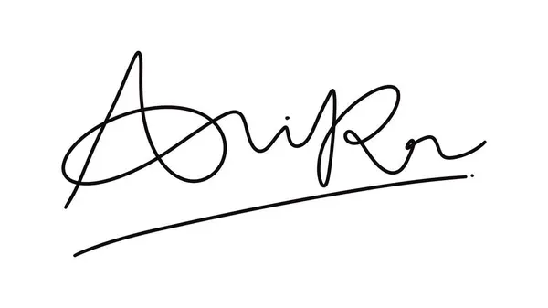 El çizimi harfler. vektör