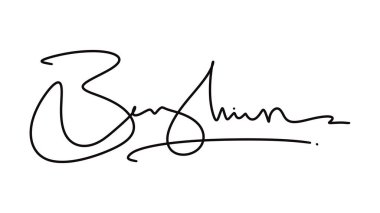 harf, el çizimi, vektör illüstrasyonu