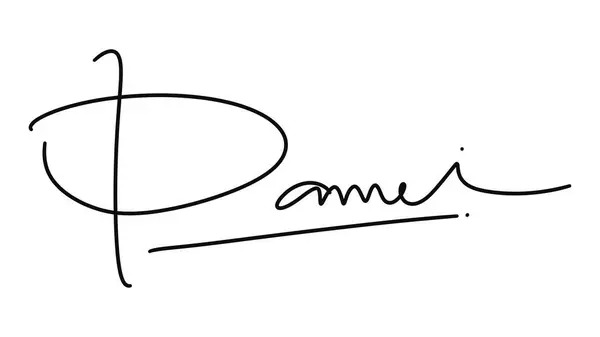 vektör el yazısı çizildi.