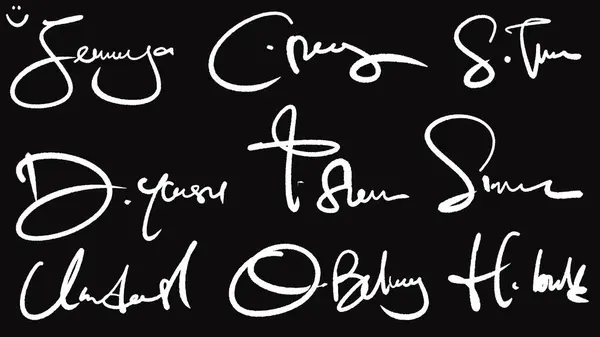 El çizimi harf kümesi, hat vektörü