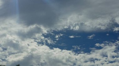 Bulutlu güzel gökyüzü