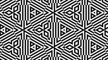 Kusursuz tek renkli geometrik desen. segmentli siyah ve beyaz arkaplan dokusu    