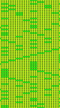 Soyut Geometrik Desen üretken hesaplama sanatı çizimi