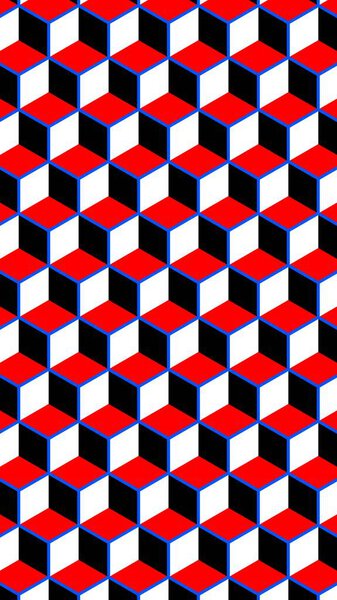 vector seamless pattern of geometric figures.