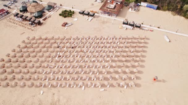 Luxury Resort Top Steady Syria Drone Aero Black Sea Вне — стоковое видео