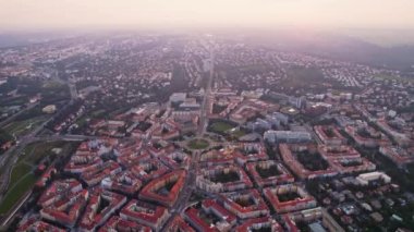 Prag Döner Döner Günbatımı Yavaş Yörünge Yerleşim Alanı Tarihi Şehir Avrupa