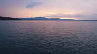 İnanılmaz canlı günbatımı Jetski Sahilinde Uçuyor Zengin Hayat Arkadaşları Aile İki Jet Ürpertici Avrupa Turu Konuşuyor