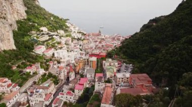 Amalfi Hills 'ten Sahil İtalya' ya Avrupa Görüntüleri