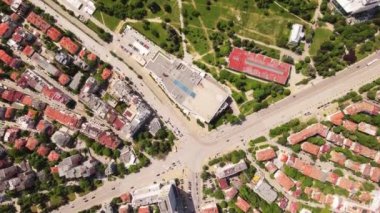 Sofya 'daki Central Park Bulgaristan Başkenti Yaz Yüksekliği İHA' sının Tepesine Çıktı