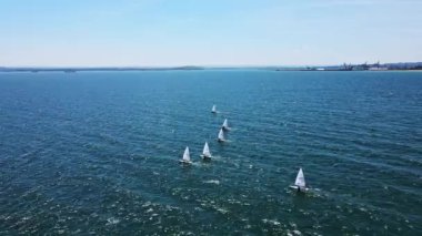 Yelkenli Yarışı 'na İniş İlk Pozisyonlar Karadeniz Koşu Yaz Sporu Drone' u