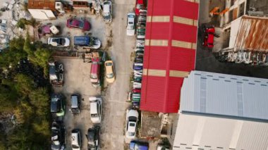 Hurdalıktan Yavaş Geçiş Doğu Avrupa Küçük Kasaba Çalışma Bölgesi İHA 'sı