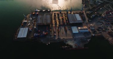Burgaz 'daki Karadeniz Koyu Konteynır Alanı Bulgaristan Ulaştırma Sanayii Gümrük İHA' sı