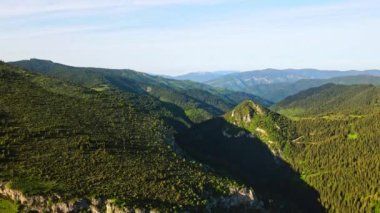 Manzara Perspektif Hava Görünümü Yavaş İniş Güzel Sakin Kırsal Drone