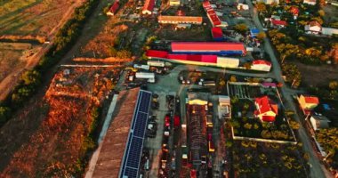 Tarım Malzeme Servisi Parça Kurtarma Mekanik Engelleme Güneş Doğumu Turuncu Hava Aracı