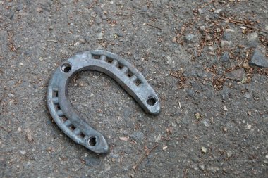 Yolda yeni bir at nalı var.