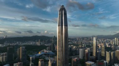 Shenzhen şehrinin hava manzarası, Çin