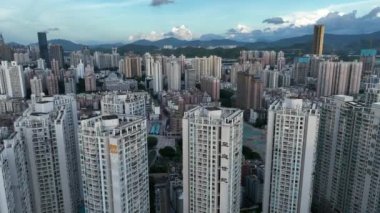 Shenzhen şehrinin hava manzarası, Çin