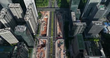 picturesque view of modern buildings in Shenzhen city