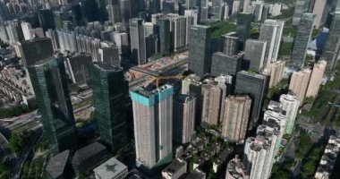 picturesque view of modern buildings in Shenzhen city