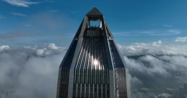 picturesque view of modern buildings in Shenzhen city