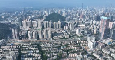 picturesque view of modern buildings in Shenzhen city