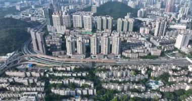 picturesque view of modern buildings in Shenzhen city