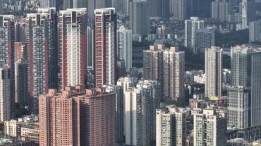 picturesque view of modern buildings in Shenzhen city