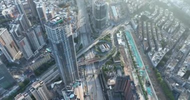 picturesque view of modern buildings in Shenzhen city