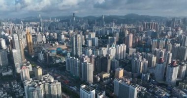 picturesque view of modern buildings in Shenzhen city