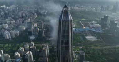 picturesque view of modern buildings in Shenzhen city