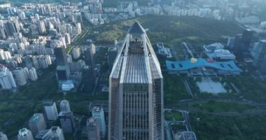 picturesque view of modern buildings in Shenzhen city