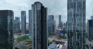 picturesque view of modern buildings in Shenzhen city